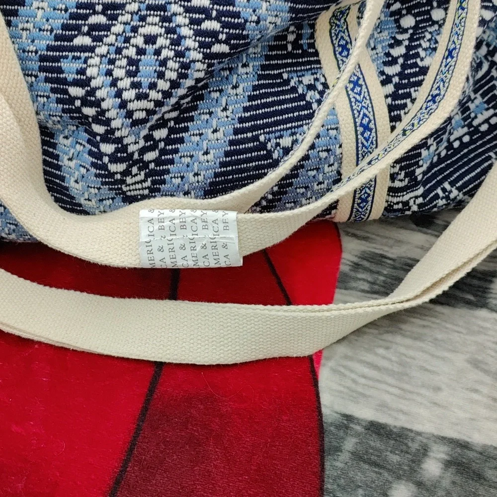 America And Beyond Beaded Tote